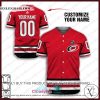 Personalized NHL Carolina Hurricanes Baseball Jersey Shirt