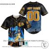 Personalized NHL Chicago BlackHawks With Star War Concepts Baseball Jersey