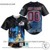 Personalized NHL Colorado Avalanche With Star War Concepts Baseball Jersey
