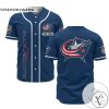 Personalized NHL Columbus Blue Jackets Baseball Customized Jersey