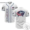 Personalized NHL Columbus Blue Jackets Baseball White Customized Jersey