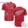 Personalized NHL Detroit Red Wings Baseball Customized Jersey