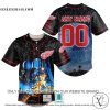 Personalized NHL Detroit Red Wings With Star War Concepts Baseball Jersey