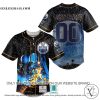Personalized NHL Edmonton Oilers With Star War Concepts Baseball Jersey