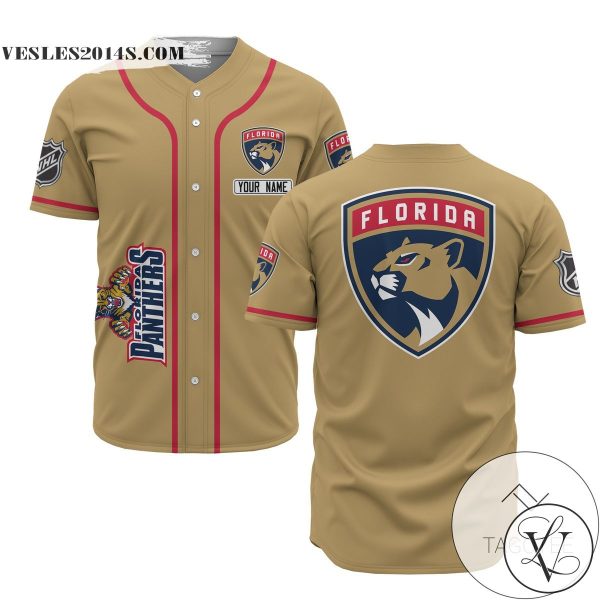 Personalized NHL Florida Panthers Baseball Customized Jersey