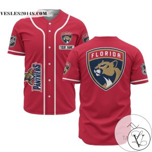 Personalized NHL Florida Panthers Baseball Red Customized Jersey