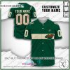 Personalized NHL Minnesota Wild Baseball Jersey Shirt