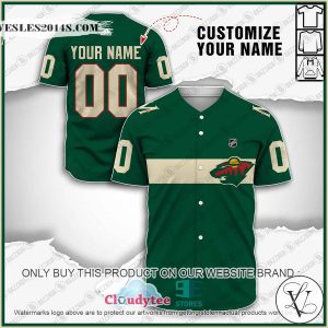 Personalized NHL Minnesota Wild Baseball Jersey Shirt