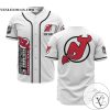 Personalized NHL New Jersey Devils White Baseball Customized Jersey