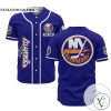 Personalized NHL New York Islanders Baseball Blue Customized Jersey