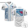 Personalized NHL New York Rangers White Baseball Customized Jersey