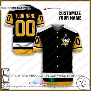 Personalized NHL Pittsburgh Penguins Baseball Jersey Shirt