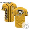 Personalized NHL Pittsburgh Penguins Yellow Baseball Customized Jersey