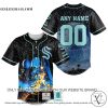 Personalized NHL Seattle Kraken With Star War Concepts Baseball Jersey