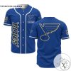 Personalized NHL St.Louis Blues Baseball Blue Customized Jersey