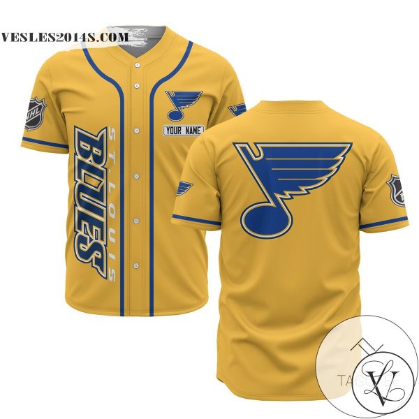 Personalized NHL St.Louis Blues Baseball Customized Jersey