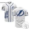 Personalized NHL Tamp Bay Lightning Baseball White Customized Jersey