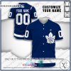 Personalized NHL Toronto Maple Leafs Baseball Jersey Shirt