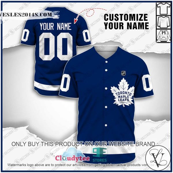 Personalized NHL Toronto Maple Leafs Baseball Jersey Shirt