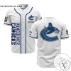 Personalized NHL Vancouver Canucks Baseball White Customized Jersey