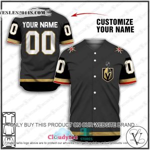 Personalized NHL Vegas Golden Knights Baseball Jersey Shirt