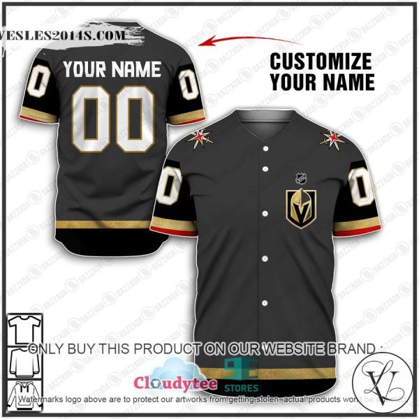 Personalized NHL Vegas Golden Knights Baseball Jersey Shirt