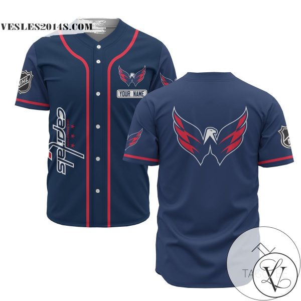 Personalized NHL Washington Capitals Baseball Customized Jersey