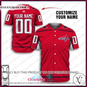 Personalized NHL Washington Capitals Baseball Jersey Shirt