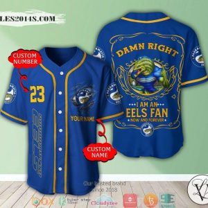 Personalized NRL Parramatta Eels I Am A Eels Fan Baseball Jersey