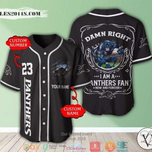 Personalized NRL Penrith Panthers I Am A Panthers Fan Baseball Jersey