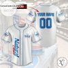 Personalized Natural Light Beer Baseball Jersey – White