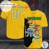 Personalized Ninja Pokemon Baseball Jersey – Yellow