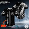 Personalized Norse Dragon Viking White Tattoo Custom Baseball Jersey