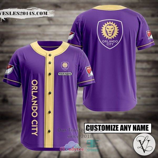 Personalized Orlando City Custom Baseball Jersey