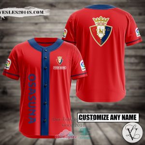 Personalized Osasuna Custom Baseball Jersey