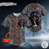 Personalized Patriotism CSA US Flag Shh Skull Custom Baseball Jersey
