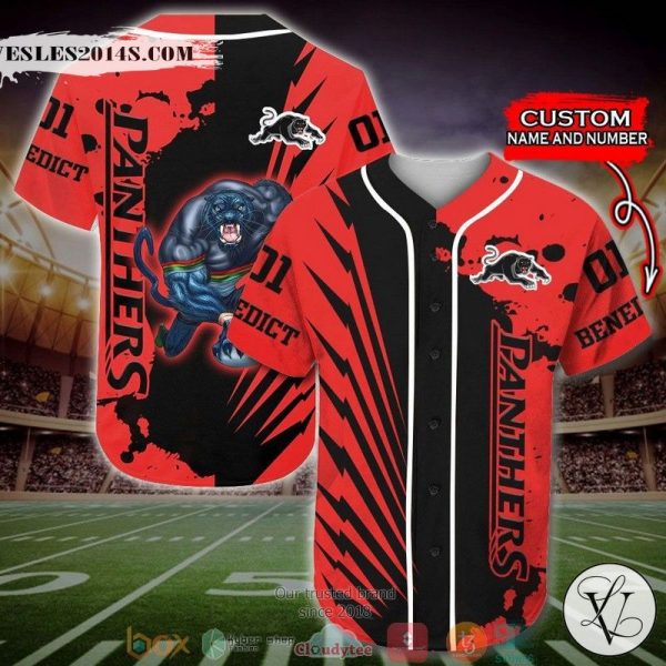 Personalized Penrith Panthers NRL Baseball Jersey Shirt