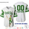 Personalized Peter Pan Pinstripe White Baseball Jersey