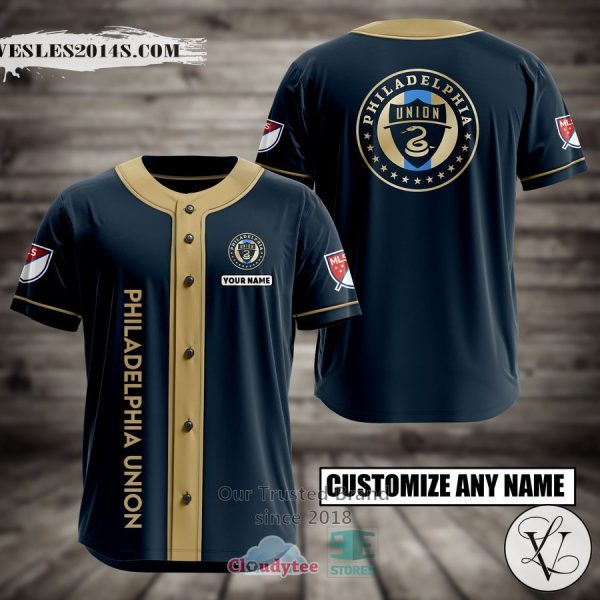 Personalized Philadelphia Union Custom Baseball Jersey