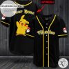 Personalized Pikachu Baseball Jersey – Black