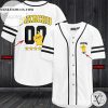 Personalized Pikachu Baseball Jersey – White