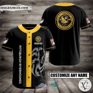 Personalized Pittsburgh Riverhounds Custom Baseball Jersey