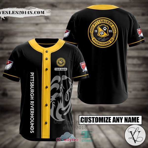 Personalized Pittsburgh Riverhounds Custom Baseball Jersey