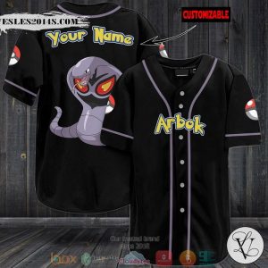 Personalized Pokemon Arbok Baseball Jersey