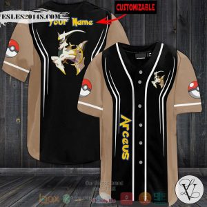 Personalized Pokemon Arceus Baseball jersey