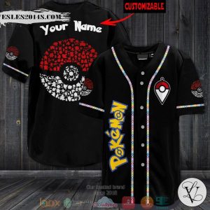 Personalized Pokemon Baseball Jersey