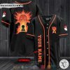 Personalized Pokemon Cyndaquil Baseball jersey