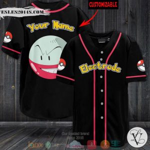 Personalized Pokemon Electrode Baseball Jersey