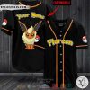 Personalized Pokemon Flareon custom Baseball jersey
