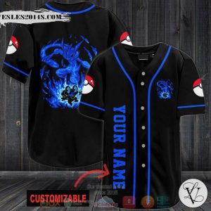 Personalized Pokemon Froakie Baseball jersey